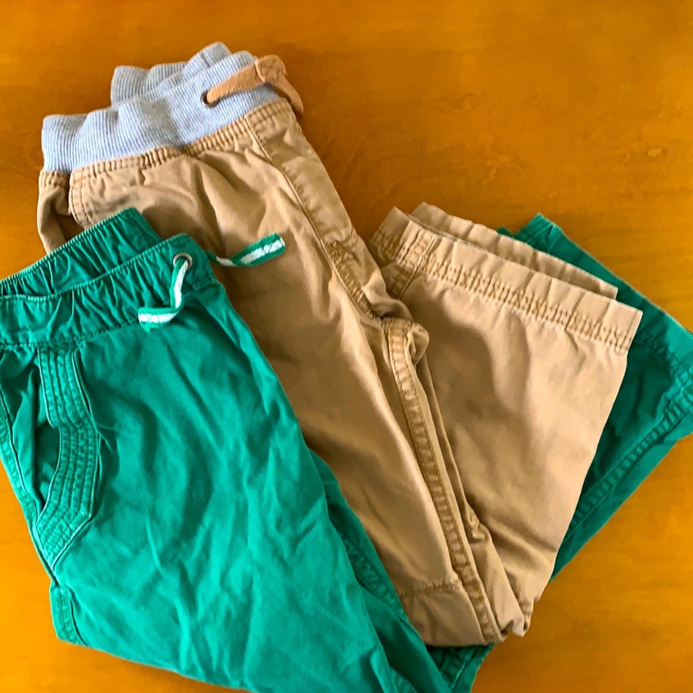 Hanna Andersson Two pack of Twill Pull-On Pants
